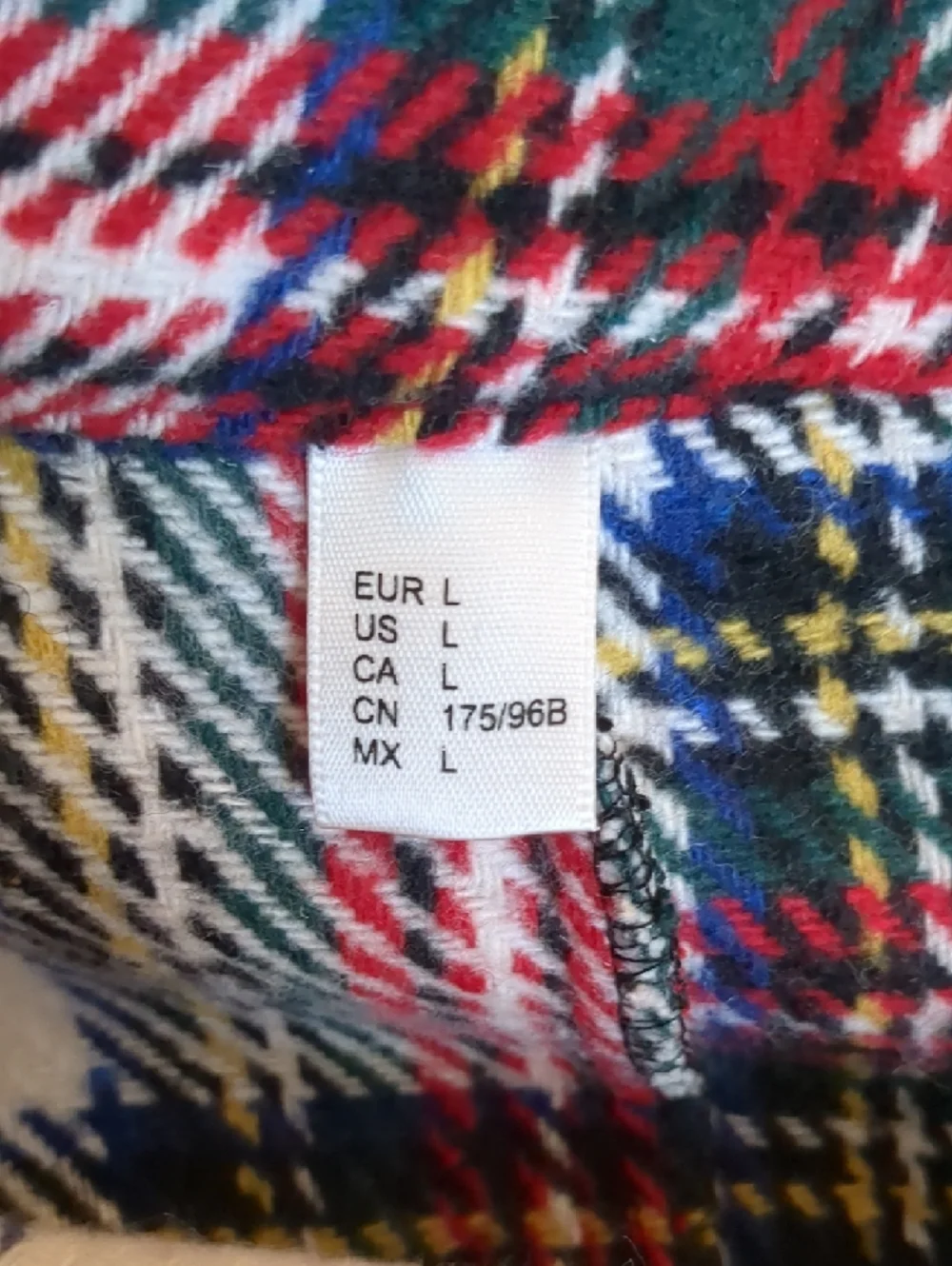 Cream Plaid Button-Front Cape Coat - Picture 2 of 3